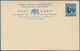 Trinidad Und Tobago: 1891, Stationery Card 2 D. Blue On Cream With Surcharge Overprint "9 D" For The - Trinidad En Tobago (1962-...)