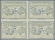 Tunesien: Design "Rome" 1906 International Reply Coupon As Block Of Four 30 C. Tunesie. This Block O - Tunisia