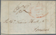 Venezuela: 1838, "GUAYRA FRANCO" Red Oval Cancel On Folded Letter With Complete Text To London, On R - Venezuela