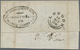 Venezuela: 1838, "GUAYRA FRANCO" Red Oval Cancel On Folded Letter With Complete Text To London, On R - Venezuela