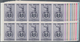 Venezuela: 1951, Coat Of Arms 'ANZOATEGUI‘ Airmail Stamps Complete Set Of Nine In Blocks Of Ten From - Venezuela