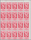 Delcampe - Venezuela: 1952, Coat Of Arms 'MIRANDA‘ Normal Stamps Complete Set Of Seven In Blocks Of 20 From Upp - Venezuela