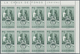 Venezuela: 1953, Coat Of Arms 'FALCON‘ Normal Stamps Complete Set Of Seven In Blocks Of Ten From Rig - Venezuela