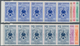 Venezuela: 1953, Coat Of Arms 'AMAZONAS‘ Normal Stamps Complete Set Of Seven In Horizontal Strips/5 - Venezuela