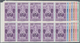 Venezuela: 1953, Coat Of Arms 'YARACUY‘ Normal Stamps Complete Set Of Seven In Blocks Of Ten From Le - Venezuela