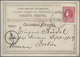 Venezuela - Schiffspost: 1880, Bolivar 10 C Carmine In Postcard, Sent From "CARACAS 4 MAR 81" An Rar - Venezuela