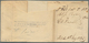 Vereinigte Staaten Von Amerika - Stampless Covers: 1825, Folded Lettersheet With Red Cds EDWARDSVILL - …-1845 Prephilately