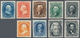 Vereinigte Staaten Von Amerika: 1c/90c 1861-63 Issues, Plate Proof On Card (Scott 63P4-69P4, 71P4, 7 - Other & Unclassified