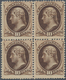 Vereinigte Staaten Von Amerika: 1873, 10c. Brown Block Of Four, Mint Never Hinged, Few Toned Gum Spo - Andere & Zonder Classificatie