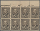 Vereinigte Staaten Von Amerika: 5c Garfield Yellow Brown 1882 Issue, Top Block Of Eight With Plate N - Other & Unclassified