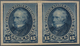 Vereinigte Staaten Von Amerika: 15c 1890 Plate Proof On Stamp Paper (Scott 227P5), Horizontal Pair, - Autres & Non Classés