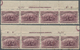 Delcampe - Vereinigte Staaten Von Amerika: Columbian Issue Plate No. And Imprint Strips Of Four, 2c (7), 3c, 4c - Other & Unclassified