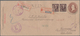 Vereinigte Staaten Von Amerika - Ganzsachen: 1896. Registered Postal Stationery Envelope 2c Brown Up - Otros & Sin Clasificación