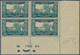 Wallis- Und Futuna-Inseln: 1938. Block Of 4 "35c Case De Chef" With Variety: WITHOUT OVERPRINT. Not - Andere & Zonder Classificatie