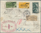 Flugpost Europa: 1934, Italy. First Flight Cover "Roma - Buenos-Aires" As Registered Cover From "Mil - Otros - Europa