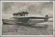DO-X - Flugpost: 1931, Amerikaflug, 4 RM Südamerikafahrt Als EF Auf Fotokarte Mit Bordpoststempel Vo - Poste Aérienne & Zeppelin