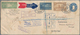 Katapult- / Schleuderflugpost: 1932, Cuba, 5 C Blue Postal Stationery Envelope, Uprated With 10 C Ye - Airmail & Zeppelin