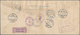 Katapult- / Schleuderflugpost: 1932, Cuba, 5 C Blue Postal Stationery Envelope, Uprated With 8 C Bro - Airmail & Zeppelin