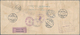 Katapult- / Schleuderflugpost: 1932, Cuba, 5 C Blue Postal Stationery Envelope, Uprated With 8 C Bro - Luchtpost & Zeppelin