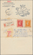 Raketenpost: 1946 (17. May) DeBrujin - Netherlands: Complete Folded Card With THREE PARTS Flown By T - Other & Unclassified