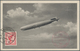 Zeppelinpost Deutschland: 1929. Zeppelin Picture Postcard Flown On The Graf Zeppelin LZ127 Airship's - Correo Aéreo & Zeppelin