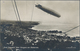 Zeppelinpost Deutschland: 1929. Real Photo RPPC Of The Zeppelin Over Bregenz Am Bodensee, Flown On T - Airmail & Zeppelin