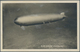 Zeppelinpost Deutschland: 1929. German Real Photo Postcard (RPPC) Flown On The Graf Zeppelin LZ127 A - Airmail & Zeppelin