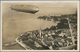 Zeppelinpost Deutschland: 1935. Real Photo Postcard (RPPC) Showing The Graf Zeppelin Airship. Flown - Airmail & Zeppelin