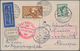 Zeppelinpost Europa: 1929. Postcard Flown On The Graf Zeppelin LZ127 Airship's 1929 Schweizfahrt / S - Andere-Europa