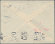 Zeppelinpost Europa: 1931, Trip To Egypt, Dutch Mail, Cover Bearing Attractive Franking From "AMSTER - Andere-Europa