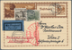 Zeppelinpost Europa: 1931, Polarfahrt, Österreichische Post, Auffrankierte Ganzsachenkarte Ab "WIEN - Europe (Other)