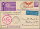 Zeppelinpost Europa: 1936. Swiss Bundesfeier Upfranked Postal Stationery Entire Card Flown Aboard Th - Andere-Europa