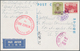 Zeppelinpost Übersee: 1929. Japan Card Flown On The Graf Zeppelin's 1929 Weltrundflug / Round-the-wo - Zeppelins