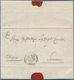 Disinfection Mail: 1831, 25.August, Dienstbrief Nach Swinemünde Mit Vs. Desinfektionsstempel Sowie D - Andere & Zonder Classificatie