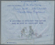 Katastrophenpost: 1954 CRASHMAIL Commercially Used Aerogram 6d Red Queen Elisabeth II. Sent From Eng - Other & Unclassified