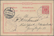 Deutsche Schiffspost - Marine: 1898, 10 Pfg GA-Karte Bzw. 10 Pfg.-Kartenbrief (leichter Querbug) Der - Andere & Zonder Classificatie