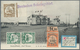 Deutsche Schiffspost Im Ausland - Seepost: 1909 2x 4 H. Senkrecht.Paar, 2 1/2 H.u.30Pf.m.Oberrand Al - Andere & Zonder Classificatie