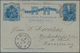 Schiffspost Alle Welt: 1899, Stationery Card 1 C. Reply Part W. Single Line "HUNGARIA" Canc. Ink. Cr - Andere & Zonder Classificatie