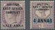 Britisch-Ostafrika Und Uganda: 1890 ½a. On 1d. And 4a. On 5d. Both Mint Lightly Hinged, Fresh And Ve - Protectorados De África Oriental Y Uganda