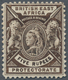 Britisch-Ostafrika Und Uganda: 1896-1901 QV 5r. Sepia, Variety "Thin U In RUPEES", Mounted Mint, Fre - East Africa & Uganda Protectorates