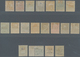 Britisch-Zentralafrika: 1891-95 Short Set Of 15 Up To 10s. Incl. Colour Shades Plus Four Stamp Optd. - Other & Unclassified