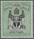 Britisch-Zentralafrika: 1896 'Coat Of Arms' £25 Black & Green, Wmk Crown CC, Mint Lightly Hinged, Fr - Andere & Zonder Classificatie