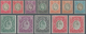 Britisch-Zentralafrika: 1903-04 KEVII. Set To £1 Plus Colour Shades Of 1d., 6d. An £1, Mint Lightly - Sonstige & Ohne Zuordnung