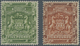 Britische Südafrika-Gesellschaft: 1892, £5 Sage-green And £10 Brown, Unused No Gum, Signed And Certi - Zonder Classificatie