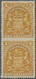 Britische Südafrika-Gesellschaft: 1898-1908 1s. Bistre Vertical Pair, Variety IMPERFORATED BETWEEN, - Ohne Zuordnung