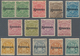 Britische Südafrika-Gesellschaft: 1909-12 Group Of 13 Different Stamps Showing Ovpt. Variety "No Sto - Zonder Classificatie