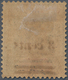 Seychellen: 1901 QV 3c. On 36c. Brown & Carmine, Variety "OVERPRINT INVERTED", Unused Without Gum, F - Seychelles (...-1976)