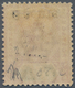 Seychellen: 1901 QV 6c. On 8c. Brown-purple & Ultramarine, Variety "OVERPRINT INVERTED", Mint Lightl - Seychelles (...-1976)