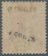 Seychellen: 1901 QV 6c. On 8c. Brown-purple & Ultramarine, Variety "OVERPRINT INVERTED", Mint Lightl - Seychelles (...-1976)