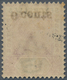 Seychellen: 1901 QV 6c. On 8c. Brown-purple & Ultramarine, Variety "OVERPRINT INVERTED", Mint Lightl - Seychelles (...-1976)